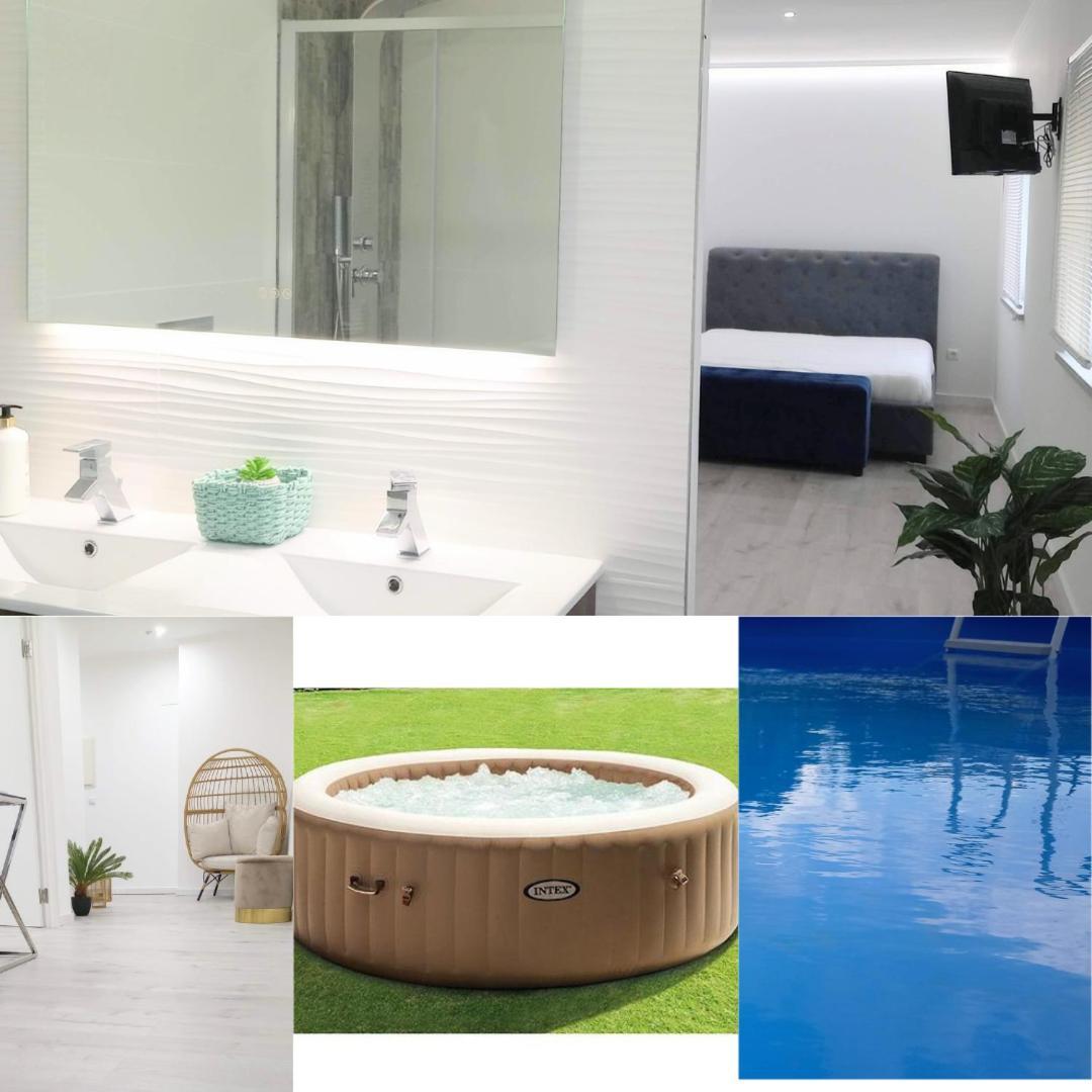 Casa Incrivel Refugio Lieva ,Piscina , Jacuzzi Exterior E Zona Kids Leilighet Nelas Eksteriør bilde